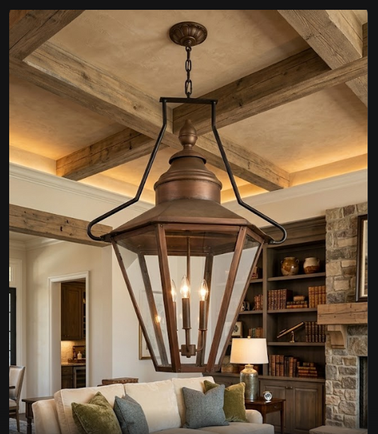 St. James Malaya Copper Lantern Custom Design