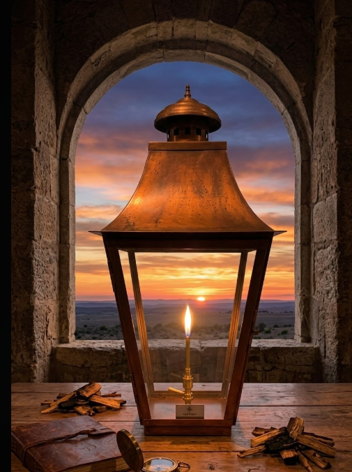 St. James Malibu Copper Lantern Pendant Light Custom Design