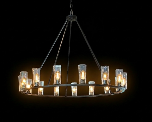 The Bellissima Steel Chandelier Custom Design