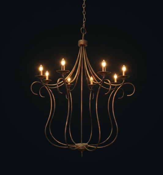 St. James Long Island Copper Chandelier Pendant Light
