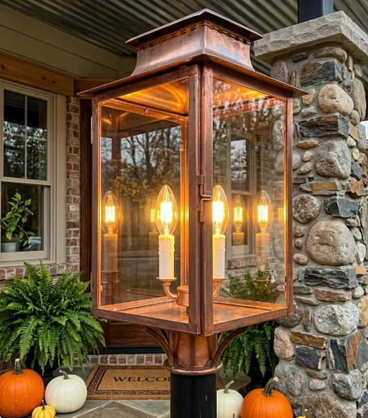 St. James Aspen Copper Pendant Lantern