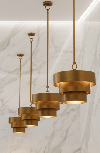 The Castellano Copper Pendant Lights Custom Design