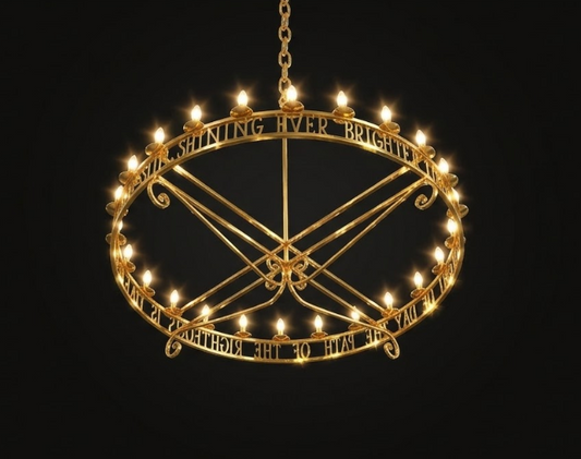The Giovanni Cathedral Steel Chandelier Pendant Light Custom Design