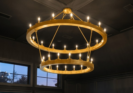 The Lombardi Steel Chandelier Pendant Light Custom Design