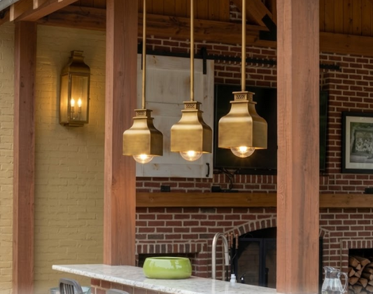 The Oakwood Copper Kitchen Island Pendant Down Light Custom Design