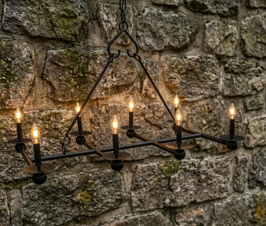 The Canterbury Castle Chandelier Pendant Light Custom Design