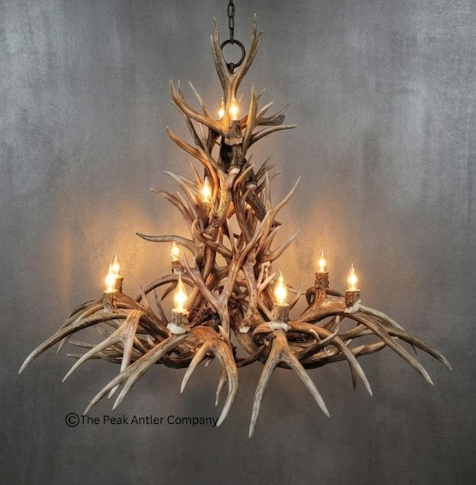 The Paloma Deer Antler Chandelier