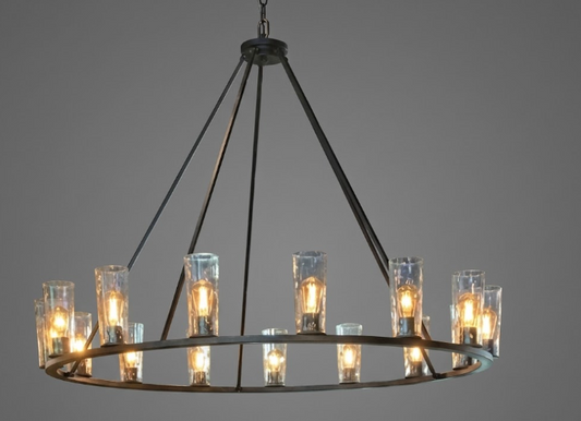 The Bellissima Steel Chandelier Pendant Light Custom Design