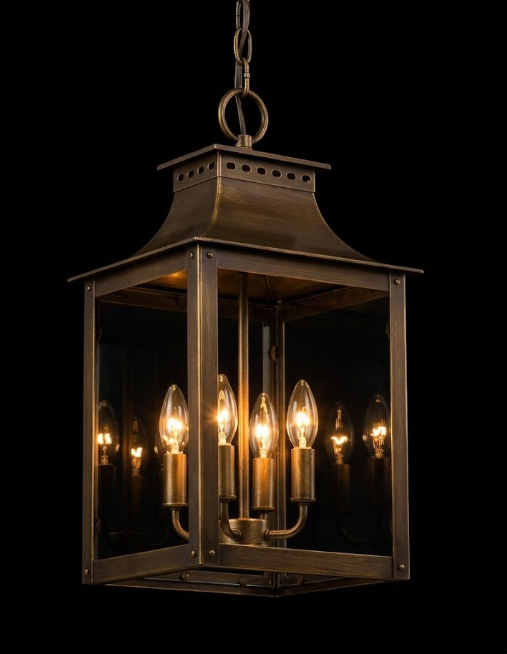 St. James Aspen Copper Pendant Lantern