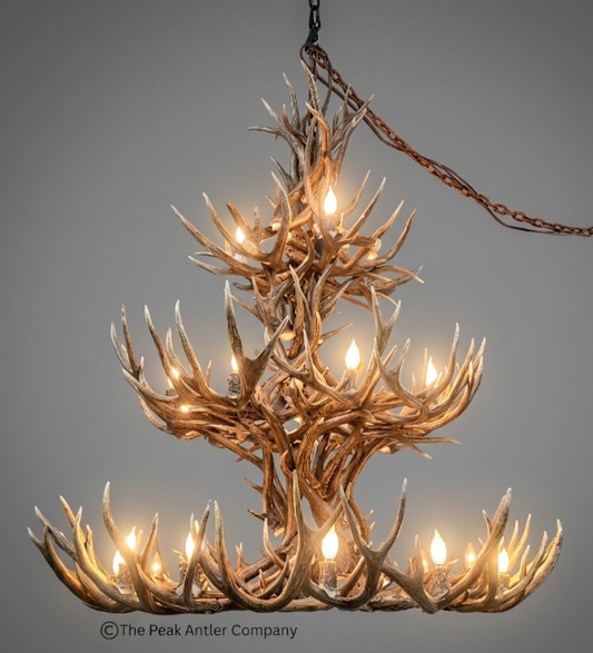 The Galloway Deer Antler Chandelier