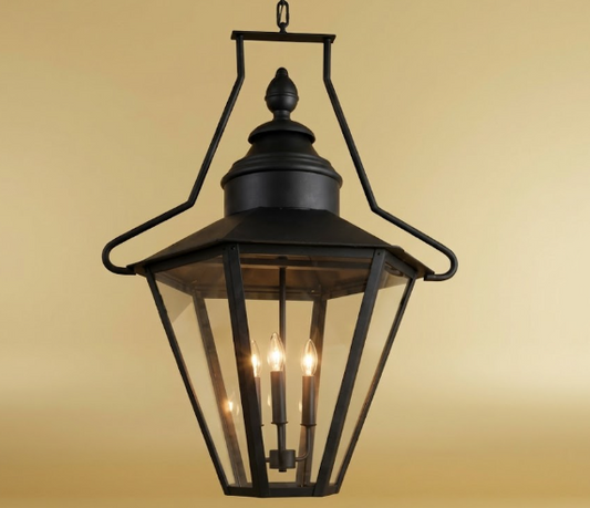 The Malaya Copper Lantern Kitchen Island Pendant Light Custom Design