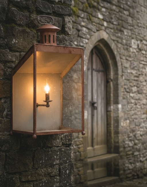 The Pesora Copper Lantern Pendant LIght Custom Design