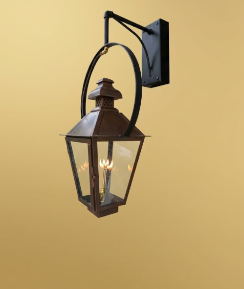 St. James Logan Copper Lantern Pendant LIghts