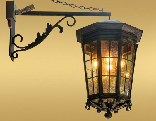 The Damascus Copper Lantern Pendant Light Custom Design