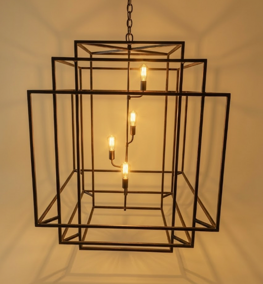 The Kokomo Copper Chandelier Pendant Light Custom Design