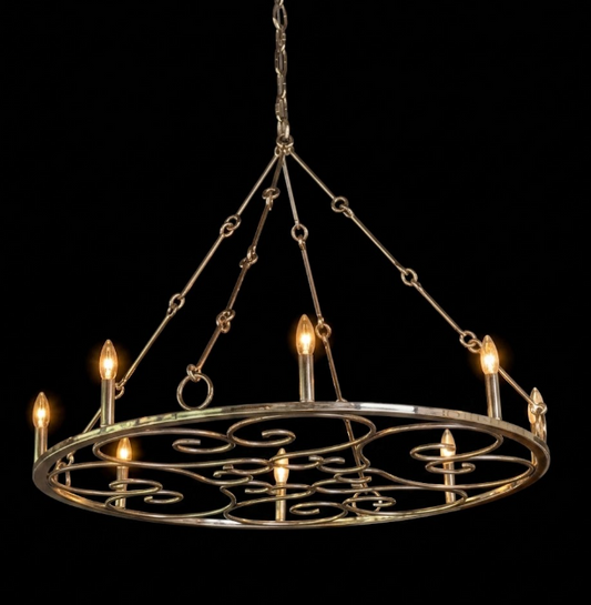 The Edinburgh Castle Steel Chandelier Pendant LIght Custom Design