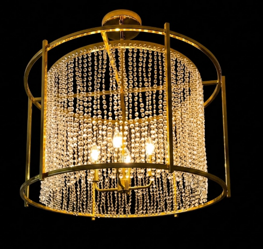 The Paris Crystal Chandelier Pendant Light Custom Design