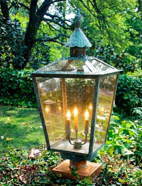 The Volturno Copper Lantern Pendant Light Custom Design