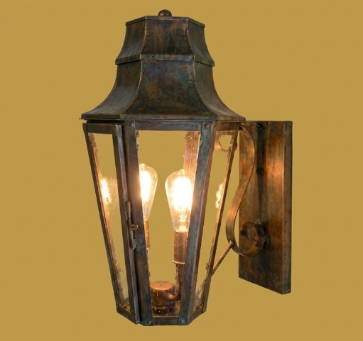 The Broughton Copper Lantern Kitchen Island Pendant Light Custom Design