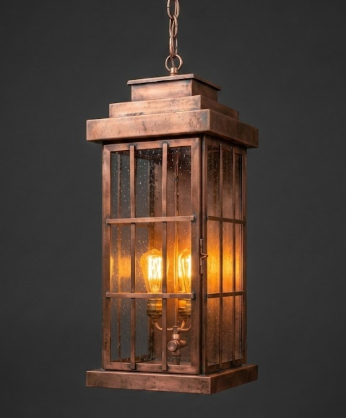 The Montague Copper Lantern Pendant Light Custom Design