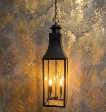 Madison Copper Lantern Pendant | Slender Gas & Electric Custom
