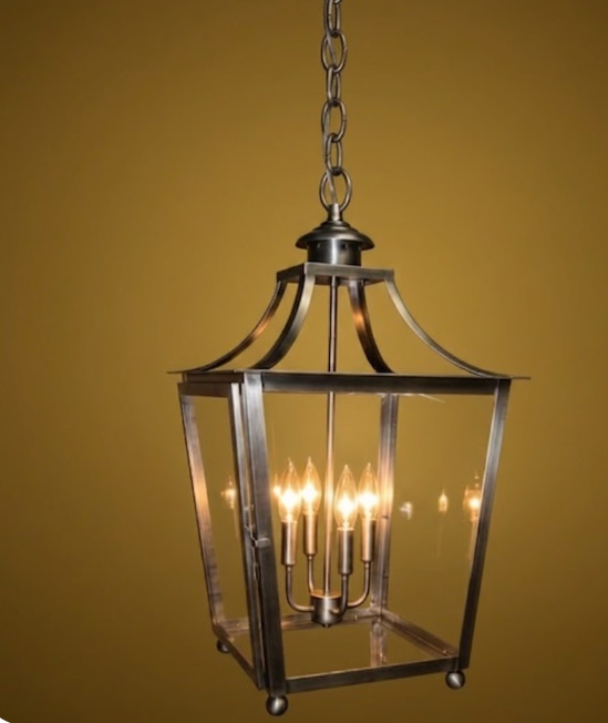 The Orlando Custom Copper Lantern | Kitchen Island Pendant