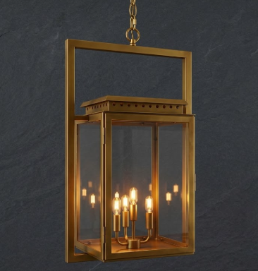 The Perdido Key Copper Lantern Pendant Light