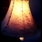 Moose Antler Table Lamp w/Eagle Head, Rawhide Shade