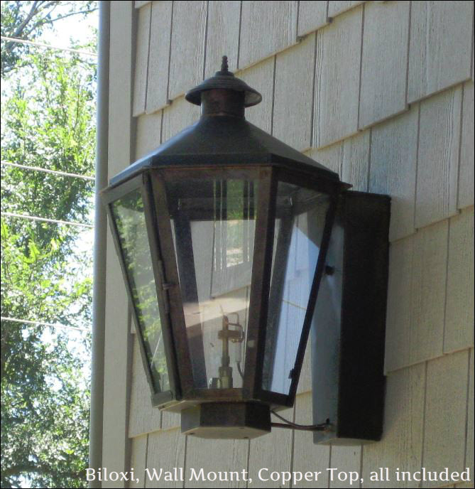 St. James Biloxi Copper Lantern Pendant Lights