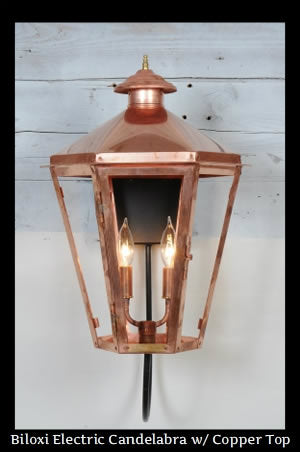 St. James Biloxi Copper Lantern Pendant Lights