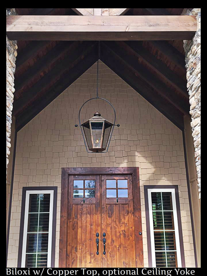 St. James Biloxi Copper Lantern Pendant Lights