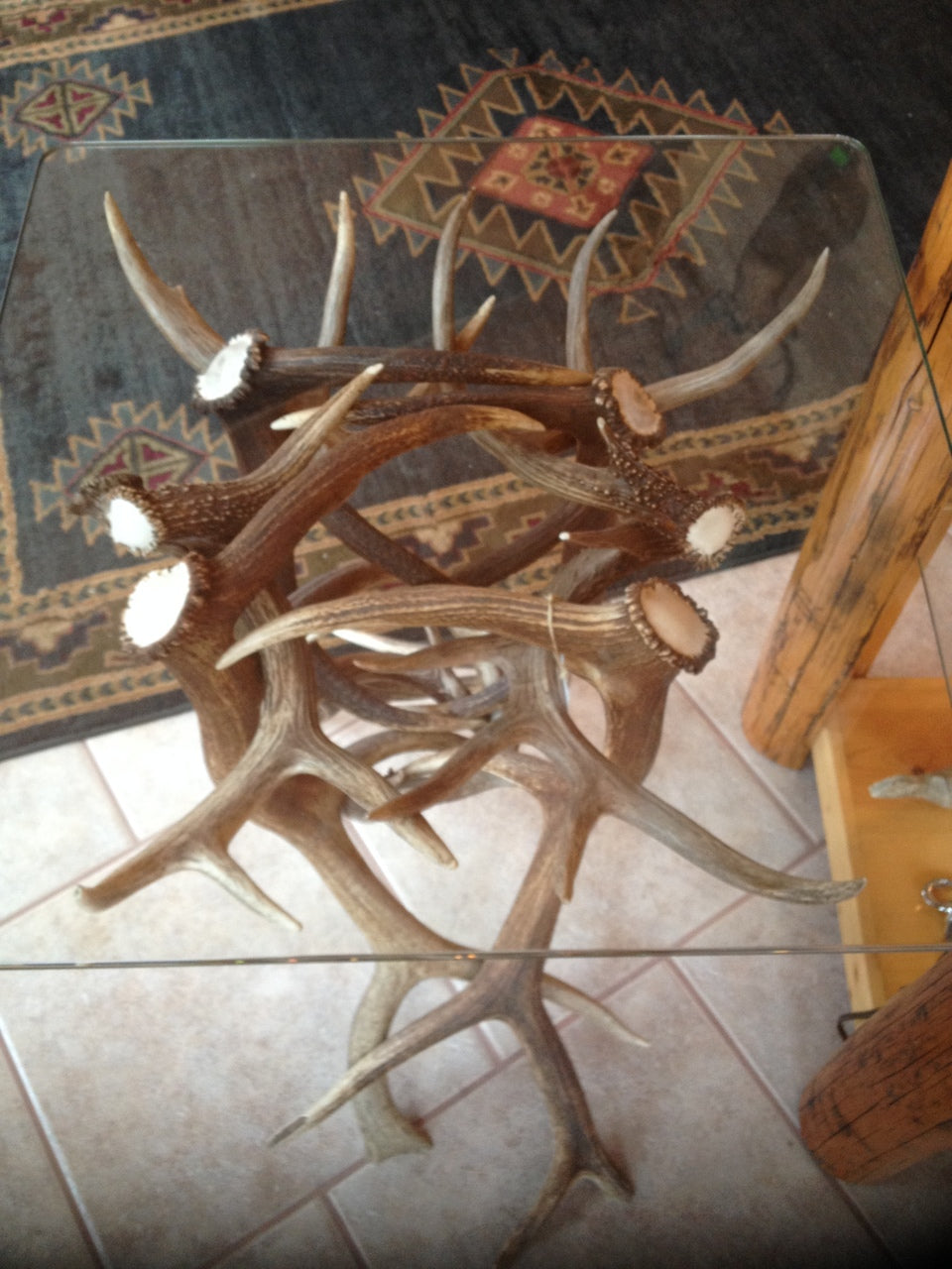 Elk & Deer Antler Table