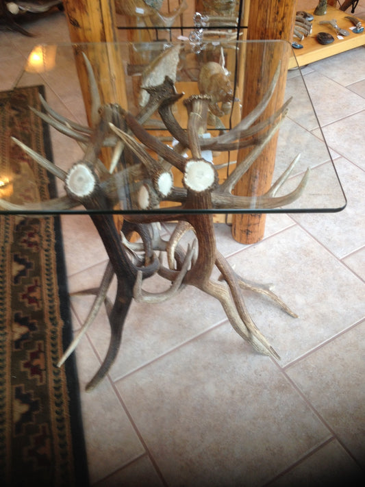 ANTLER END TABLE