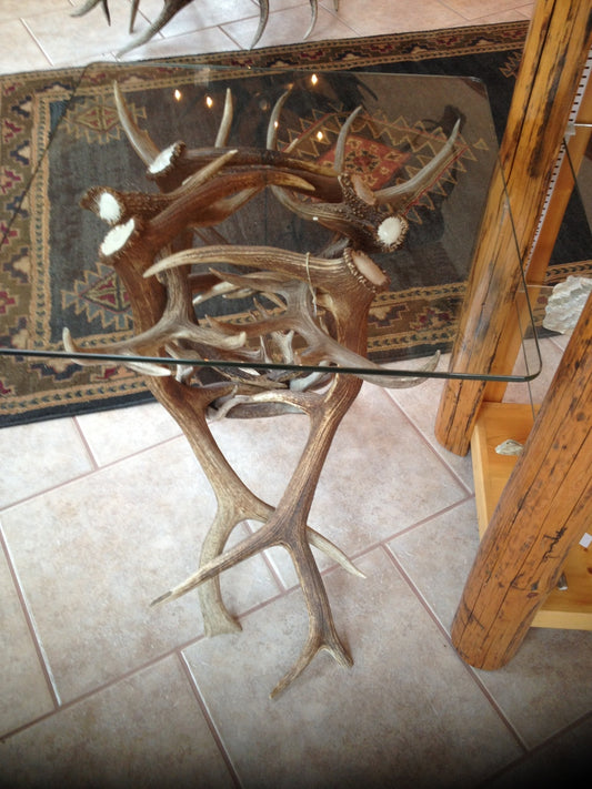 ANTLER END TABLE