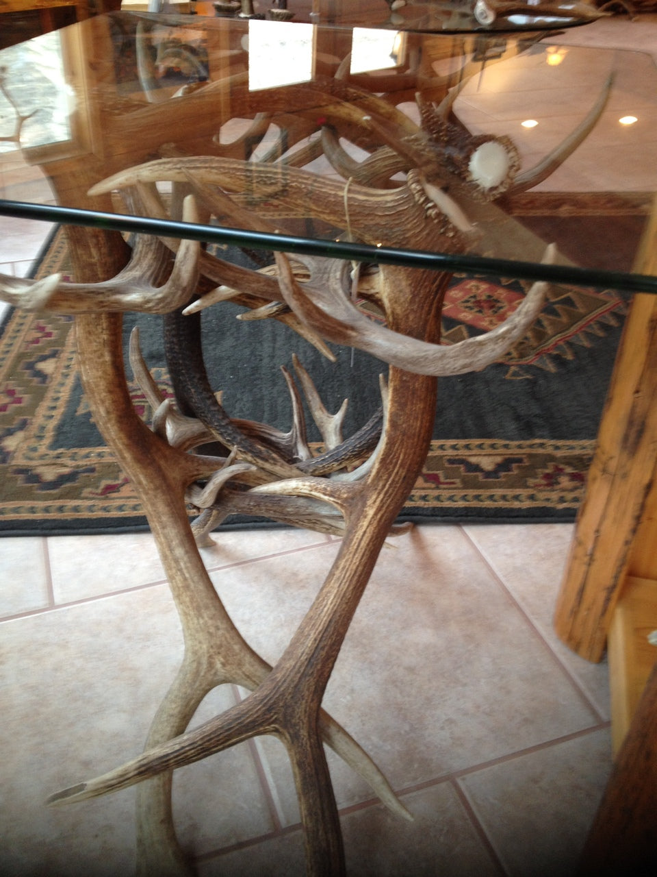 Elk & Deer Antler Table