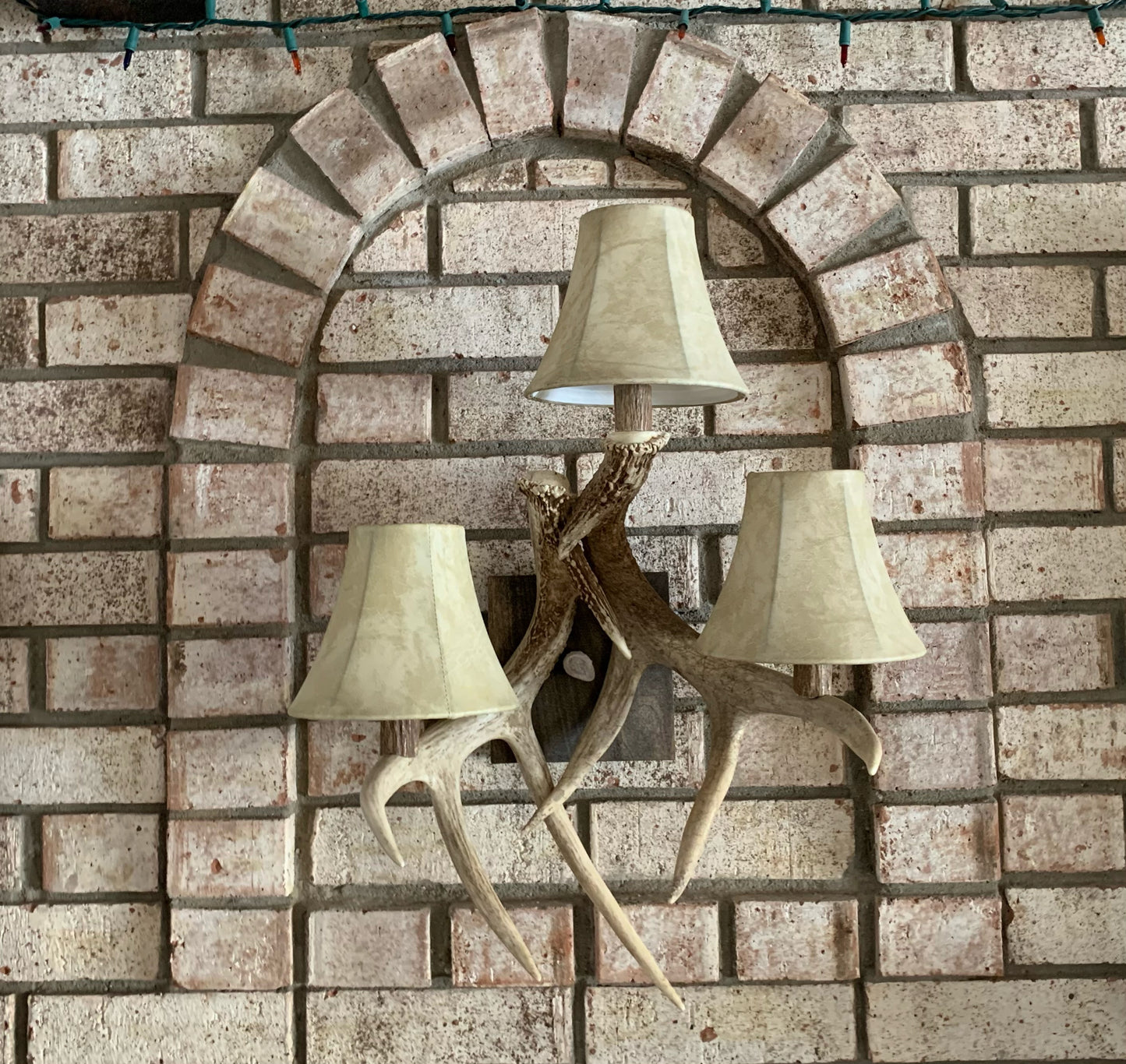 Old Henry Deer Antler Wall Sconce