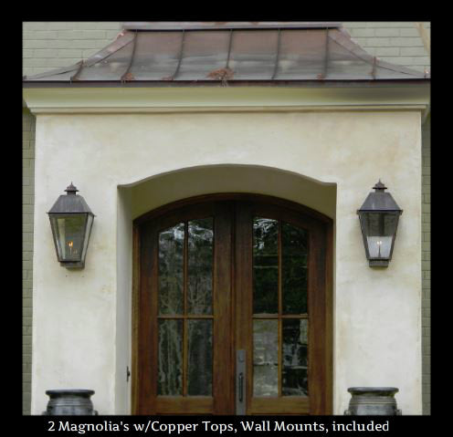 St. James Magnolia Copper Lantern Pendant Light