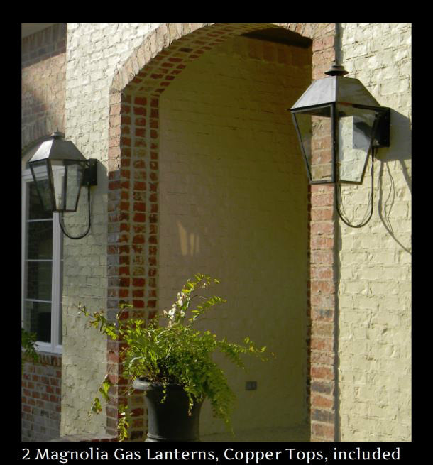 St. James Magnolia Copper Lantern Pendant Light