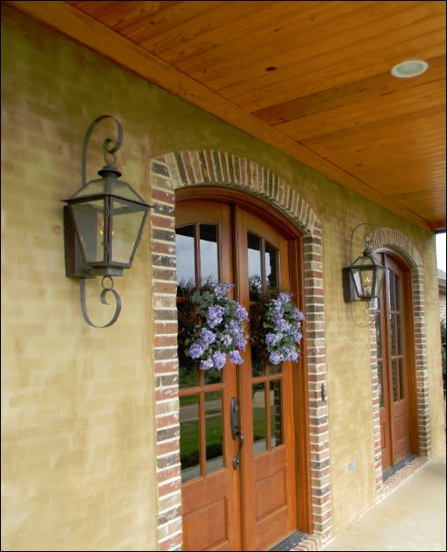 St. James Magnolia Copper Lantern Pendant Light
