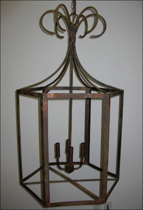 Outdoor Gas Electric Copper Lantern Kitchen Island Pendant Ceiling Light Fixture Chandelier Entryway Patio Light