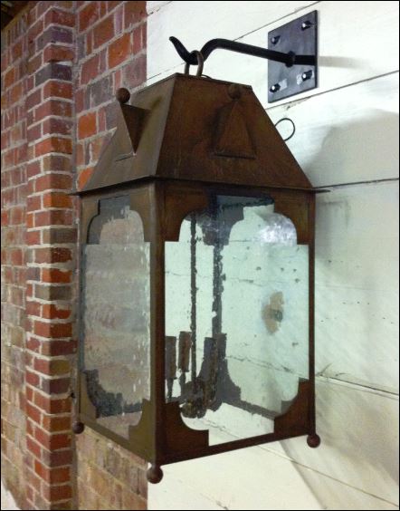 St. James Sanctuary Copper Lantern Pendant Light Custom Design