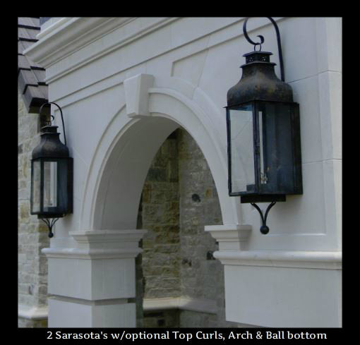St. James Sarasota Copper Lanterns