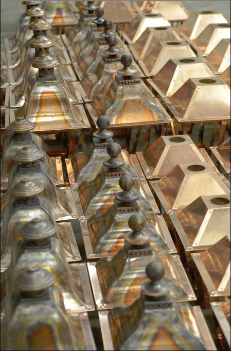St. James Taos Copper Lantern Custom Design