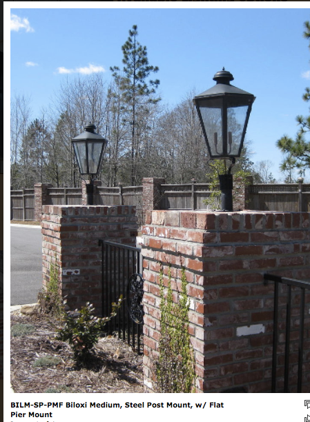 Mounting Brackets (Lanterns Shown Are Not Included)
