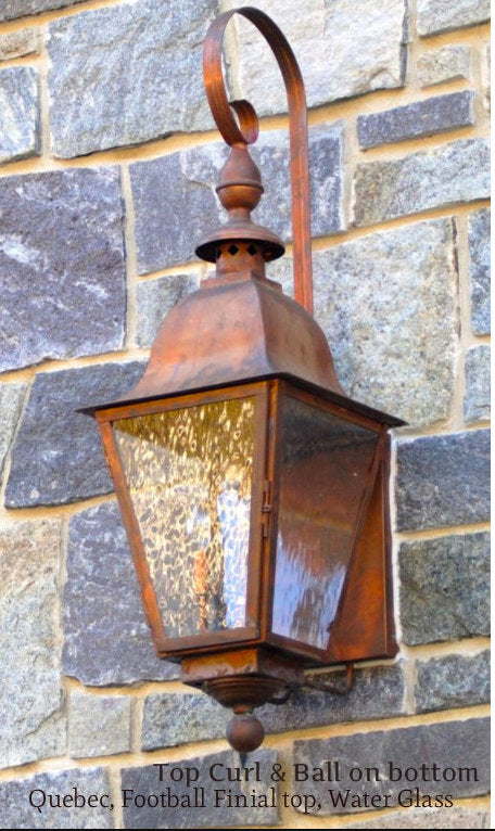 St. James Quebec Copper Lantern Pendant LIghts