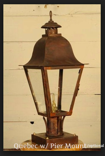 St. James Quebec Copper Lantern Pendant LIghts
