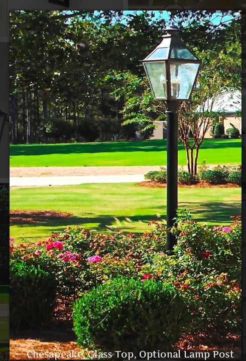 St. James Chesapeake Copper Lantern With Top Curl