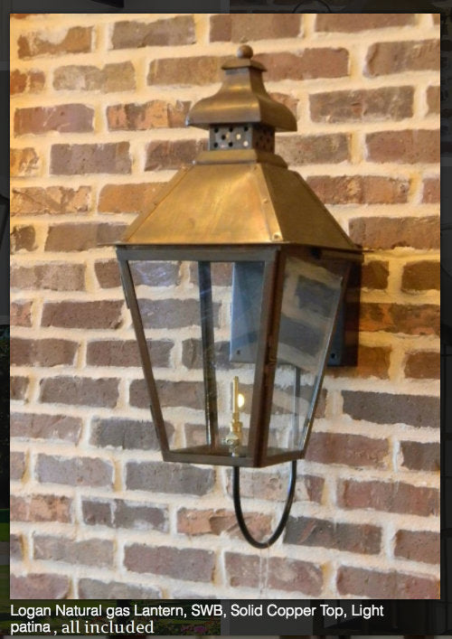 St. James Logan Copper Lantern