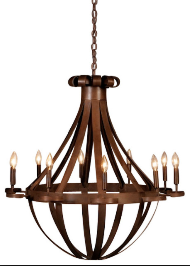 St. James Tear Drop Copper Pendant Light