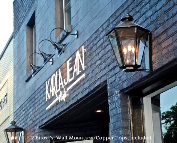 St. James Biloxi Copper Lantern Pendant Lights